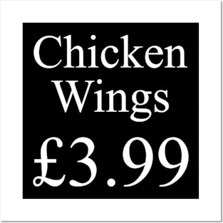 Chicken Wings £3.99 Posters and Art